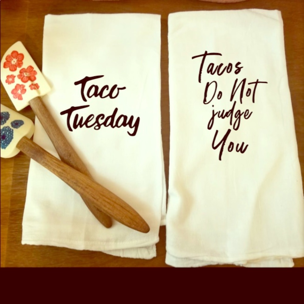 🌮  Taco Flour Sack Towels 🌮